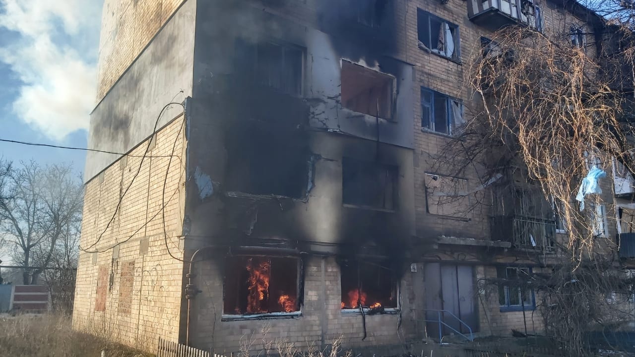 Постраждала п'ятиповерхівка, фото 1