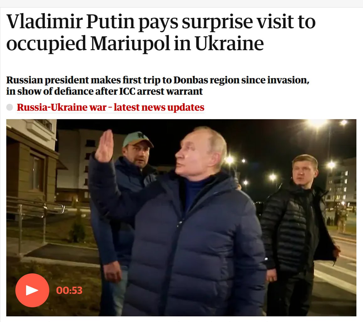 Що пишуть ЗМІ про візит Путіна до Маріуполя
