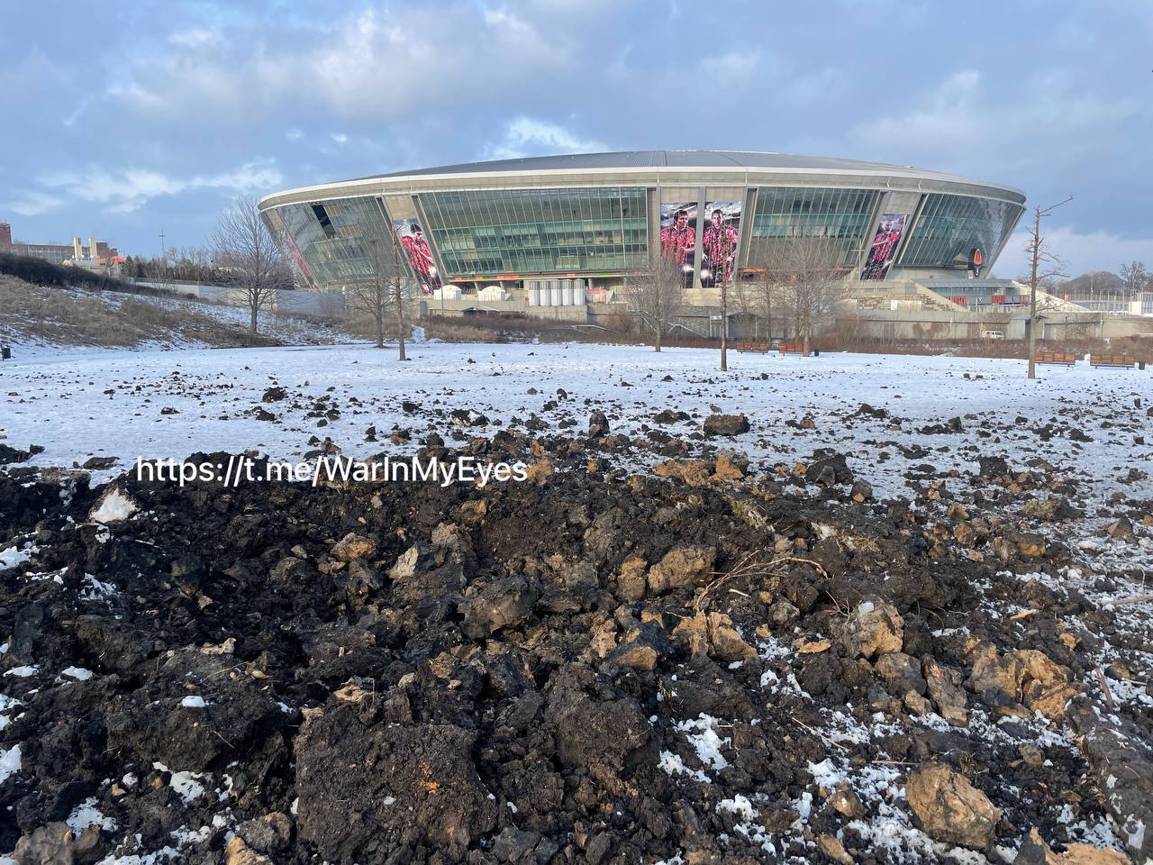 Последствия обстрела Донецка